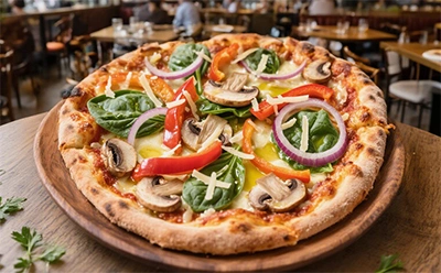 صناعة البيتزا